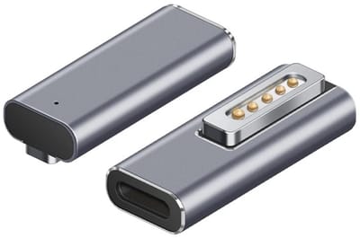 Jumalu USB-C naar MagSafe 2 Adapter – Geschikt voor MacBook Air & MacBook Pro – USB-C PD Oplaadadapter – Aluminium Behuizing