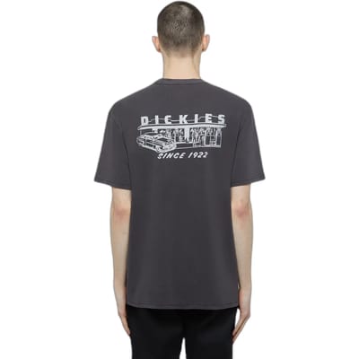 Dickies Service Station T-shirt Met Korte Mouwen Zwart,Grijs S Man