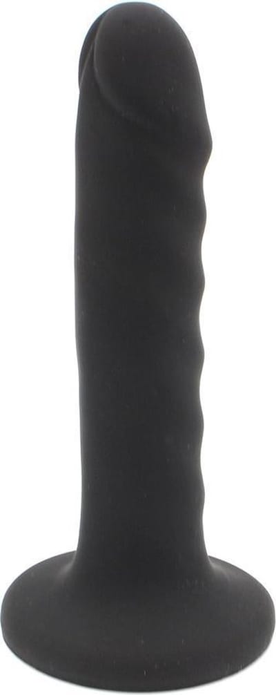 Kiotos Cox - Siliconen Dildo 18 x 3 cm - Zwart