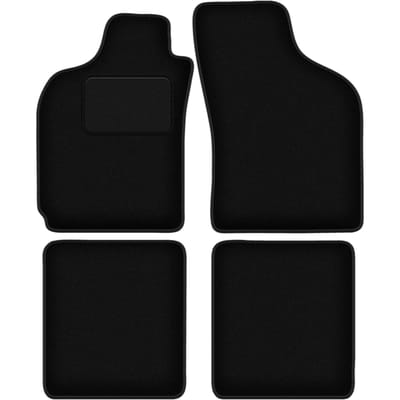 Zwarte veloursmatten voor: Fiat Palio Weekend stationwagen (1996-2004)
