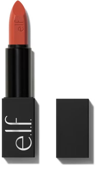e.l.f. O Face Satin Lipstick - Vocal (Terracotta Rose) - Hoge Pigmentatie - 3,8 g