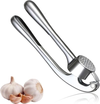 RVS Knoflookpers voor Professioneel Gebruik, Handmatige Knoflookpuree Maker, Keukenaccessoire voor Aromatische Gerechten