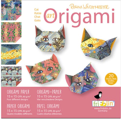 Fridolin origami set kunstpapier 15x15 cm 20 vel Rosina Wachtmeister.