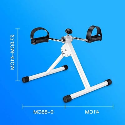 Mini Hometrainer - Oefenfiets - Armen Benen Trainen - Opvouwbaar Ontwerp - 55 x 41 x 41 cm - Rood