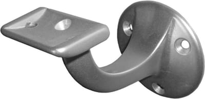 hermeta Leuningdrager 3502 Alu.zilverkleurig geanod.D.Wandplaat 56mm rechte oplegging - 3502-01E
