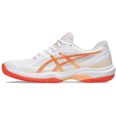 ASICS Court Hunter FF Blanc Corail Vif (aux femmes) 39.5 white