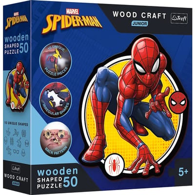 Spiderman houten puzzel - junior