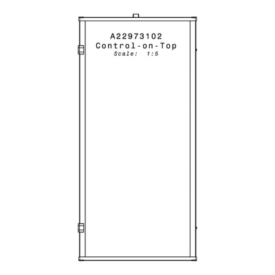 AEG koelkastdeur, wit, 531x1112mm, VIP 140229731017