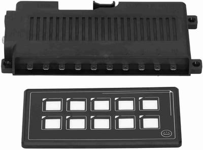 Waterdicht Membraan Schakelaar Paneel 10-weg met Bluetooth App Bediening en LED Verlichting voor Boten