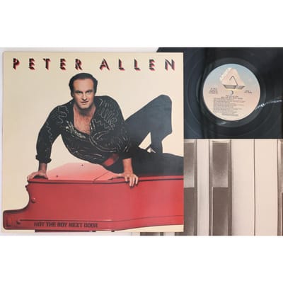 LP PETER ALLEN - Not The Boy Next Door AL9613 ARISTA 1983 VS Pop Gebruikt gray