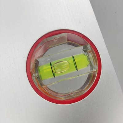 Verstelbare Aluminium Waterpas Richtlat met 2 Libellen voor Metselen en Stukadoren