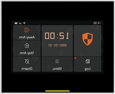 Draadloos Alarmsysteem - Smart Home Beveiliging - Huis Beveiligen - Anti-Vingerafdruk Touchscreen - 120 x 98 x 12 mm - Wit