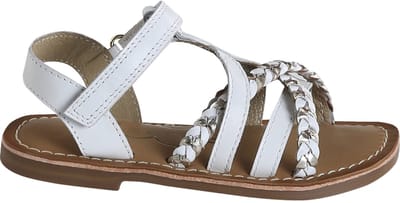 Vertbaudet Sandalen met klittenband van leer voor kinderen, kleuterschoolcollectie VERTBAUDET
