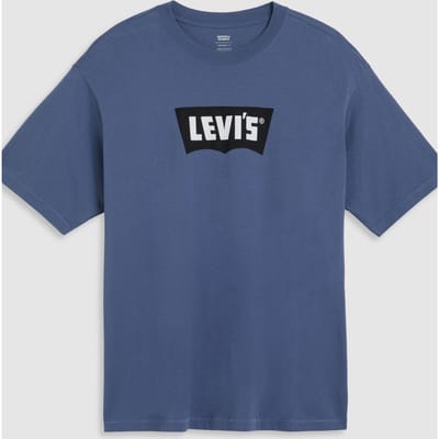 Levi's Vintage Batwing Graphic Tee Maat: M | Basic T-Shirts Outlet | Heren | Blauw