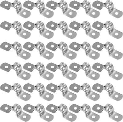 Pipe Clamps voor 10mm Buizen - RVS U-Type Klemmen voor Gas-, Water- en Kabelbuizen - 30 Stuks