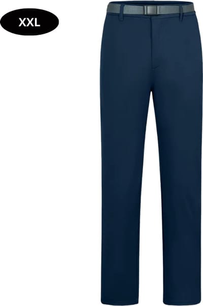 Livano Golfbroek Heren - Golfkleding - Golfen - Golf Accessoires - Nette Pantalon - Marineblauw XXL - Maat 54