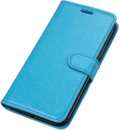LuxeBass Telefoon Wallet Bookcase voor iPhone 5 / 5C / 5S / SE-Portemonnee telefoonhoesje voor Bankpassen-Kunstleer-Siliconen Houder-Magnetische sluiten- Turquoise - telefoonhoes - gsm hoes - telefoonhoesjes - telefoonhoes - gsm hoes - gsm hoesjes