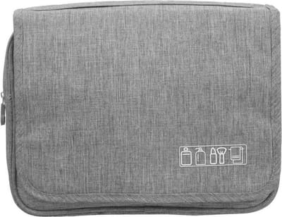 Cosmetica Organizer tas - Travel Toilettas - Cosmeticatas - Unisex - Ophangbaar - 4 Vaks - Grijs - 23 x 41 cm