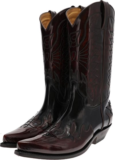 FB Fashion Boots CARLOS Burdeos Black westernlaars rood zwart - 37 EU