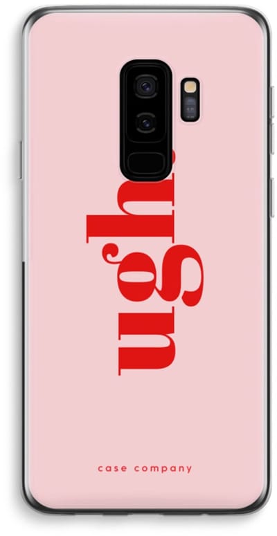 Case Company® - Hoesje geschikt voor Samsung Galaxy S9 Plus hoesje - Ugh - Soft Cover Telefoonhoesje - Bescherming aan alle Kanten en Schermrand