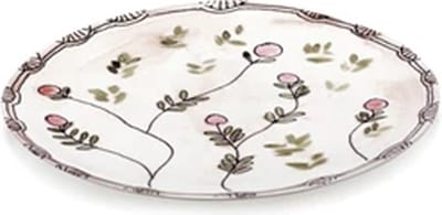 Serax Marni Midnight Flowers Mirtillo Nude plat bord D24cm roze / groen