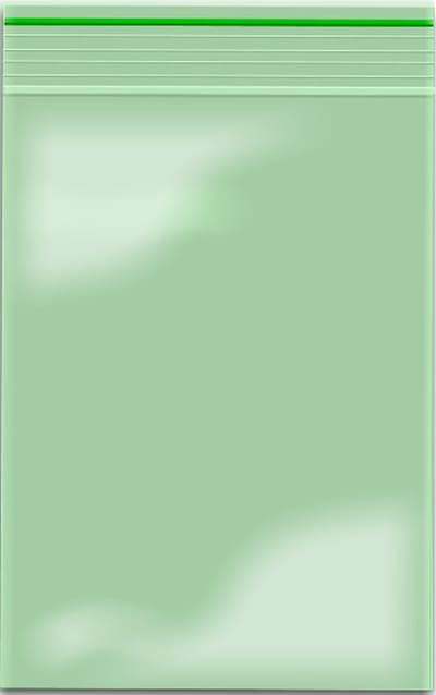 100x Gripzakjes 70 x 100mm Green Tinted/ Groene Tint 90 micron