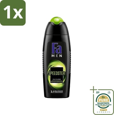 1 x Fa Men - Douchegel - Speedster - Verfrissend & Energiek - Langdurig - 250 ml- Douchegel Mannen - Energieke Geur - Verfrissende Geur - Taurine - Langdurig Effect