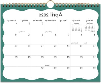 Wandkalender - Jaarkalender Planner - Planning 18 Maanden - Dikke Papier Kwaliteit - 8.5 x 11 Inch - Multicolor Seizoenen