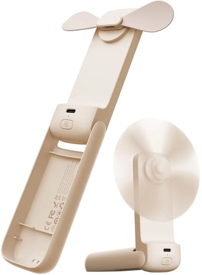 Aecooly Pocket 01 – Opvouwbare Handventilator – Compact – Beige