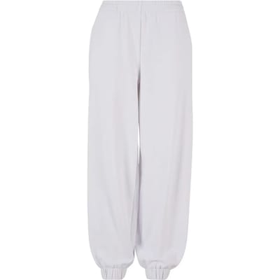 Build your Brand Ladies High Waist Ballon Sweat Pants BY265 - White - XS