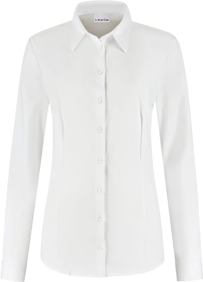 Ledub dames blouse Rosalie - popeline - wit