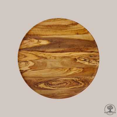 Wood and Olives - Olijfhouten Borrelplank - Handgemaakt - 40 cm
