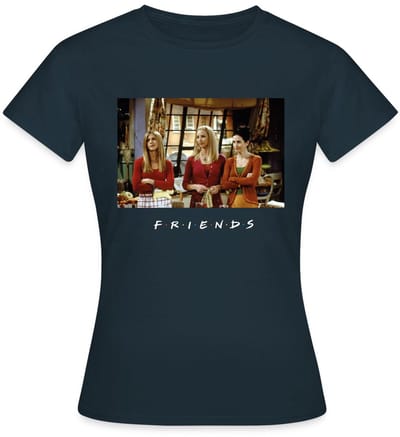 Friends Monica Rachel Phoebe Keuken T-Shirt Dames