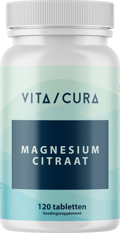VitaCura® Magnesium citraat tabletten - 120 stuks