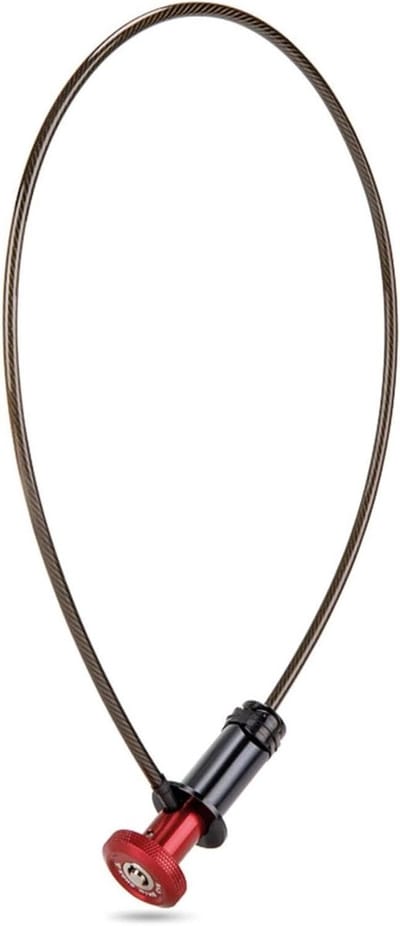 Verborgen Fietsslot - Diefstalbestendig Slot - Fiets Beveiligen - Robuuste Aluminiumlegering - 59 cm - Rood