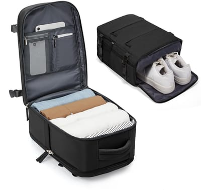 Dailygoods- Rugzak 40x30x20 Waterdicht - Reistas Handbagage - Lichtgewicht - Verstelbaar - Duurzaam - Comfortabele Draagbaarheid