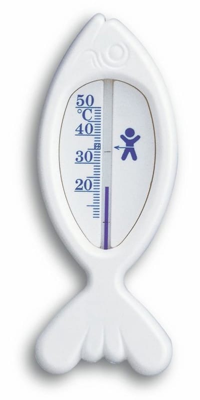 TFA Dostmann Bad water thermometer - vis - wit - kunststof - analoog - baby en kind