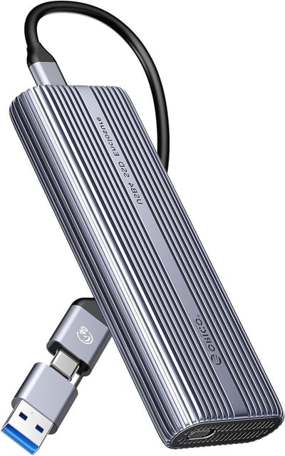 M.2 NVMe 40Gbps USB4 SSD Behuizing met Toolless Installatie voor Thunderbolt en USB, Tot 3500MB/s, Aluminium Koeling en Snelle Gegevensoverdracht