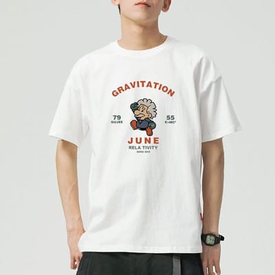 T-shirt Coton Manches Courtes Homme Été Sens du Design Niche Tendance Épaules Tombantes Ample T-shirt Haut XXXL white