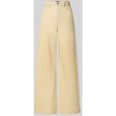 Jeans met wijde Benen in Used-look