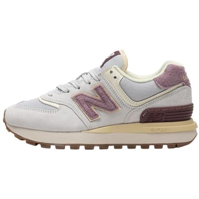 New Balance NB 574 Retro Comfortabele Demping Duurzaam Lichtgewicht Laag Uitgesneden Hardloopschoenen Unisex sneaker Grijs Wit U574LGLG 40 white