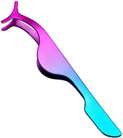 Valse wimpers applicator tool wimperverlenging pincet remover clip pincet tang tang (tweekleurige kleur)