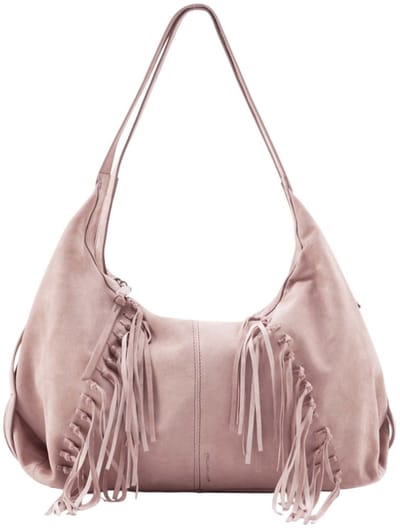 FREDsBRUDER Schoudertas Best to Come Shoulderbag Powder Rose / Fringes Oud roze