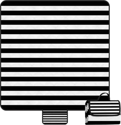 longziming -Picknickdeken - Strandmat - Outdoor Dekentje - Dubbelzijdig Waterdicht - Zandafstotend Design - Poly Pongee En Oxford-Stof - Ultralicht Opvouwbaar - Ideaal Voor Camping En Yoga - 1 Stuks