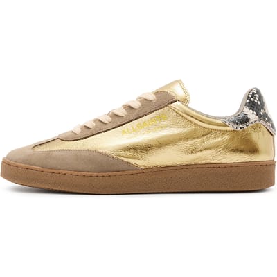 AllSaints Thelma Met Sneaker Gold/sand Brown Taglia: 37 | Sneakers Outlet | Donna | Marrone