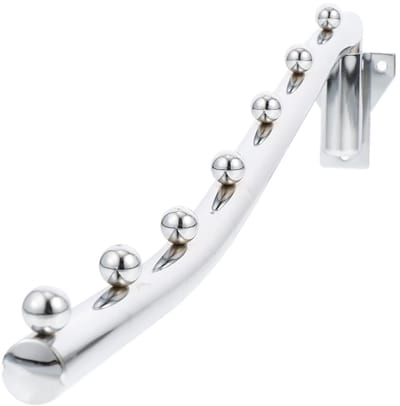 WiseGoods Premium Opklapbaar Kledingrek Voor Aan De Muur - RVS Met Draaibare Arm - Incl Schroeven - Voor Slaapkamer & Badkamer