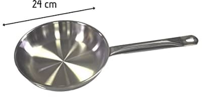 Professionele Thermo Braadpan 24 cm Roestvrijstaal