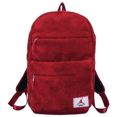Sac à dos en peluche Jordan Regular Unisexe Rouge ONESIZE