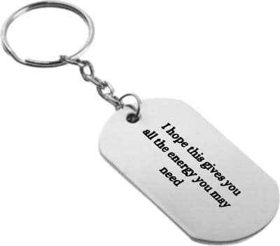 Akyol - i hope this gives you all the energy you may need sleutelhanger - Quotes - familie vrienden - cadeau - 54 x 29mm