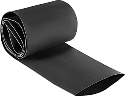 Dailygoods - Dailygoody - Krimpkous - Transparante Krimpslang - Vlamvertragend - Zwart - Kabelreparatie - Voor Isolatie - 70mm